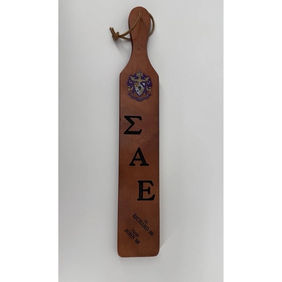 Other - VNTG 60's Sigma Alpha Epsilon SAE Fraternity Paddle Texas Rho Chapter Wooden